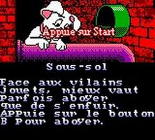 une photo d'Ã©cran de Les 102 Dalmatiens a la Rescousse sur Nintendo Game Boy Color